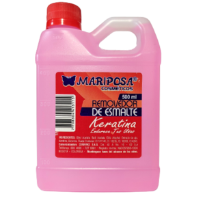 Removedor de esmalte con keratina mariposa