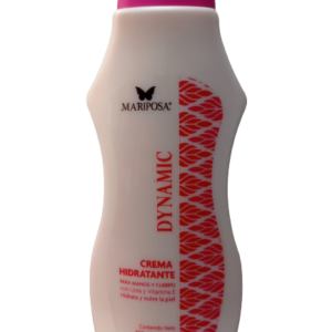 CREMA HIDRATANTE DYNAMIC PARA CUERPO Y MANOS CON VITAMINA E ALANTOINA Y ELASTINA