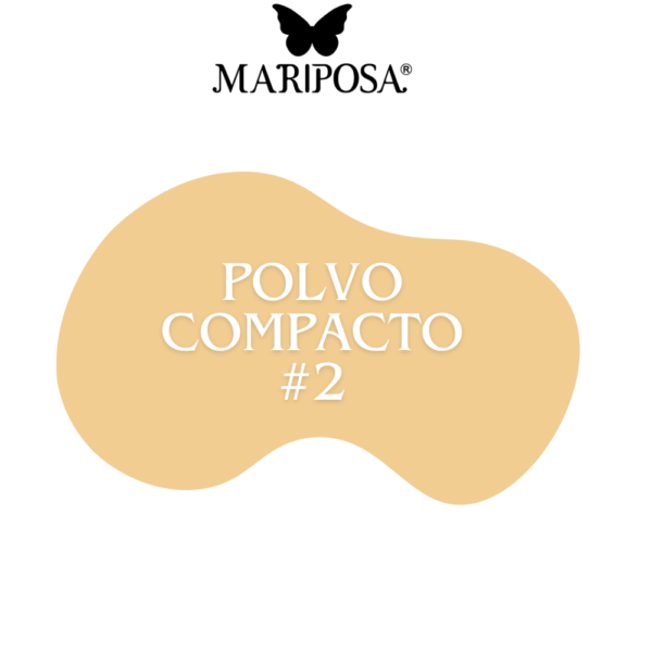 Polvo compacto Mariposa #7 Para rostro con 4 beneficios en 1 - Image 3