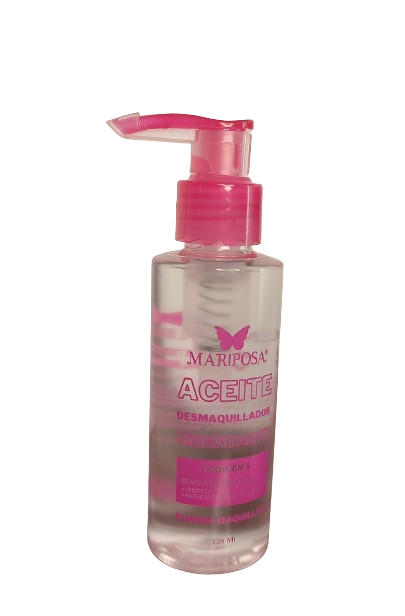 Aceite desmaquillante mariposa con vitamina E